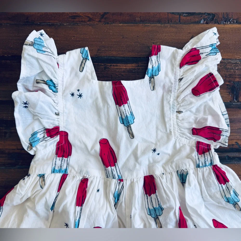 Pink Chicken Bomb Pop Print Dress - Picture 7 of 8